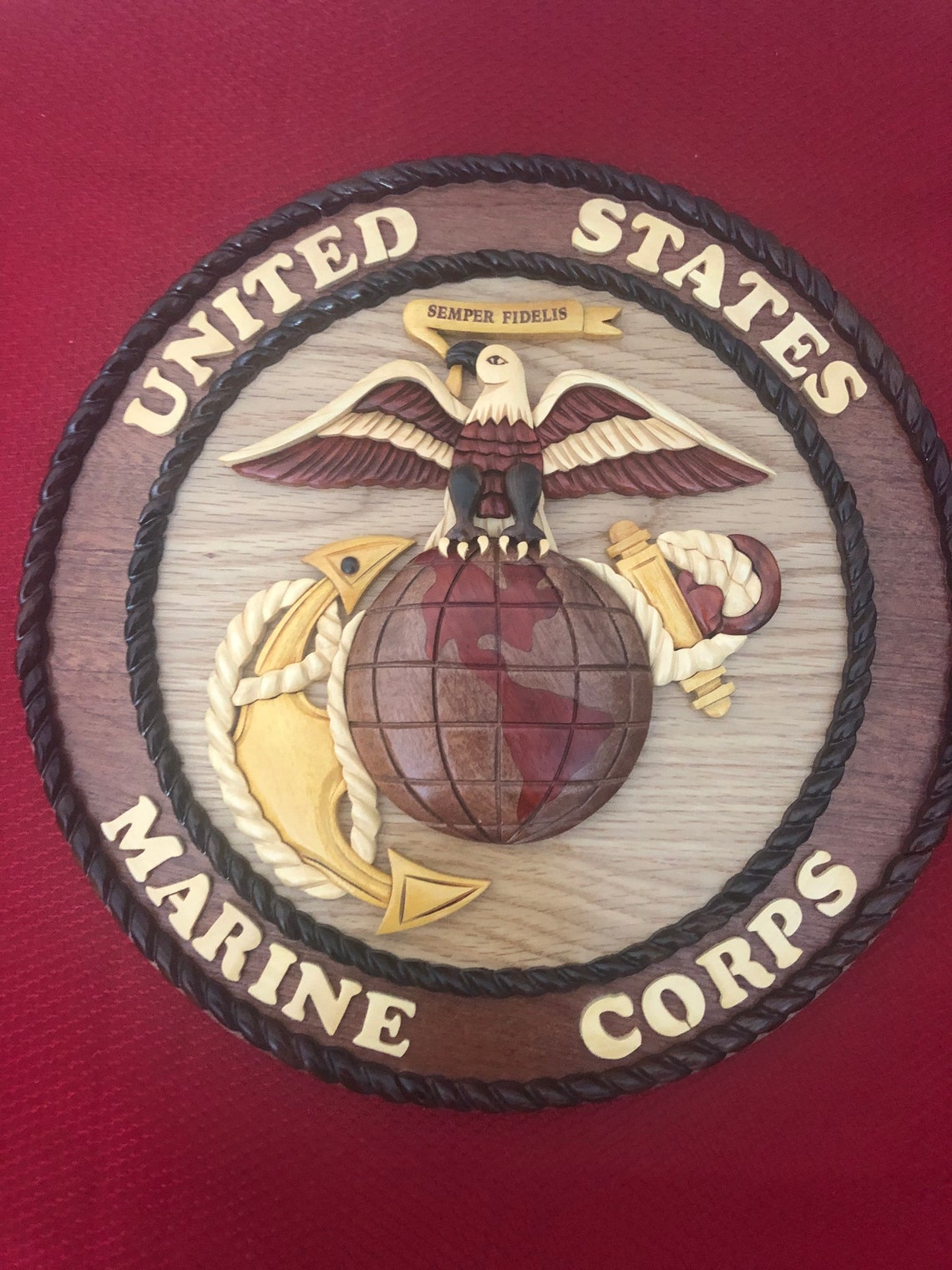 United States Marine Corps wall hanging / marine corps gift Etsy