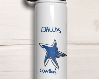 Custom 32 Oz Sports Bottle Cup with Lid - Turn your Artwork to Drinkware! Great gift for mom, dad, grandma, grandpa, aunts, uncles, & more!