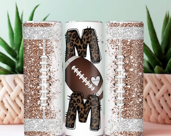 20 oz Skinny Tumbler - Sports Mom / Sports Mama Themed - Football Mom - Perfect Mother's Day Gift