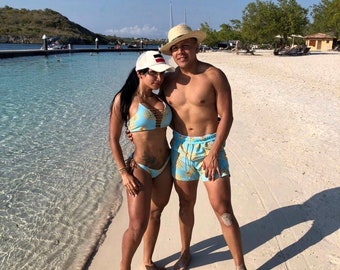 funny matching swimsuits for couples