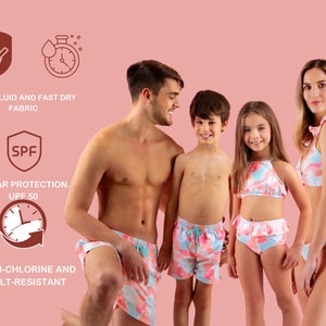 Family Matching Swimsuit Swimwear - Tropical Swimwear for the Whole Family. FAST SHIPPING