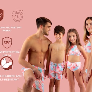 Family Matching Swimsuit Swimwear - Tropical Swimwear for the Whole Family. FASTER SHIPPING