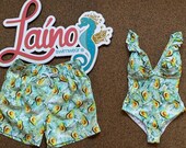 Avocado Life Print Family Matching Swimwear Swimsuits Swimming Trunks Beach outfits