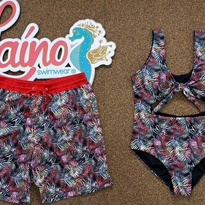 Matching Families Tropical Swimsuits - Dive into Paradise Together!