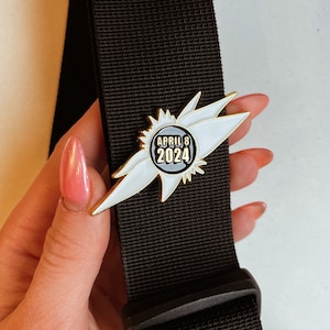 April 8, 2024 Total Solar Eclipse Enamel Pin
