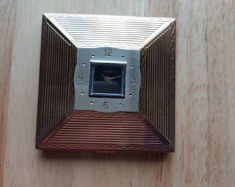 Vintage Amere Watch Compact: Swiss Made Mid-Century Vanity