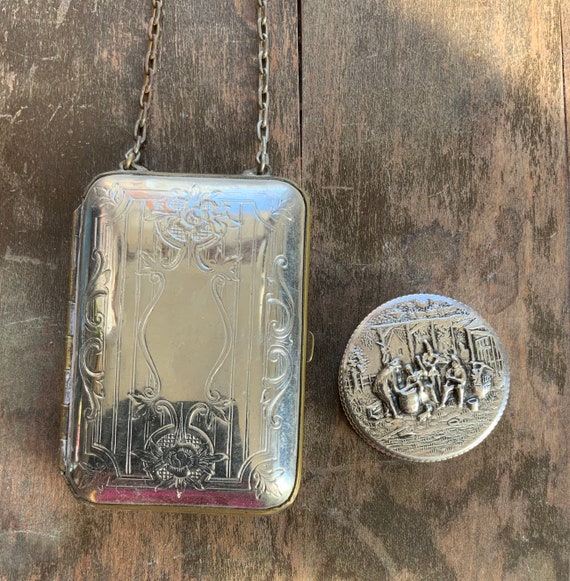 Compact Lot, 2 Compacts, Halldins Compact, coin c… - image 2