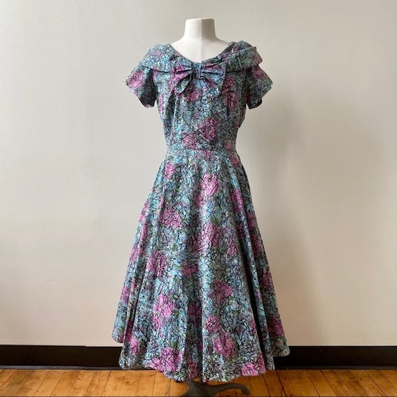 Vintage 50s Swing Dress