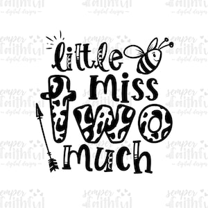 Pequeña señorita dos mucho SVG, segundo cumpleaños leopardo, segundo cumpleaños chica svg, cumpleañera svg, png, dxf