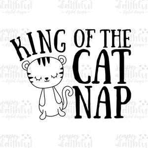 Koning van de Cat Nap Tiger King Baby SVG, tijger koning svg, baby tijger svg, tijger kwekerij, Joe exotische onesie, Joe exotische svg, png, dxf