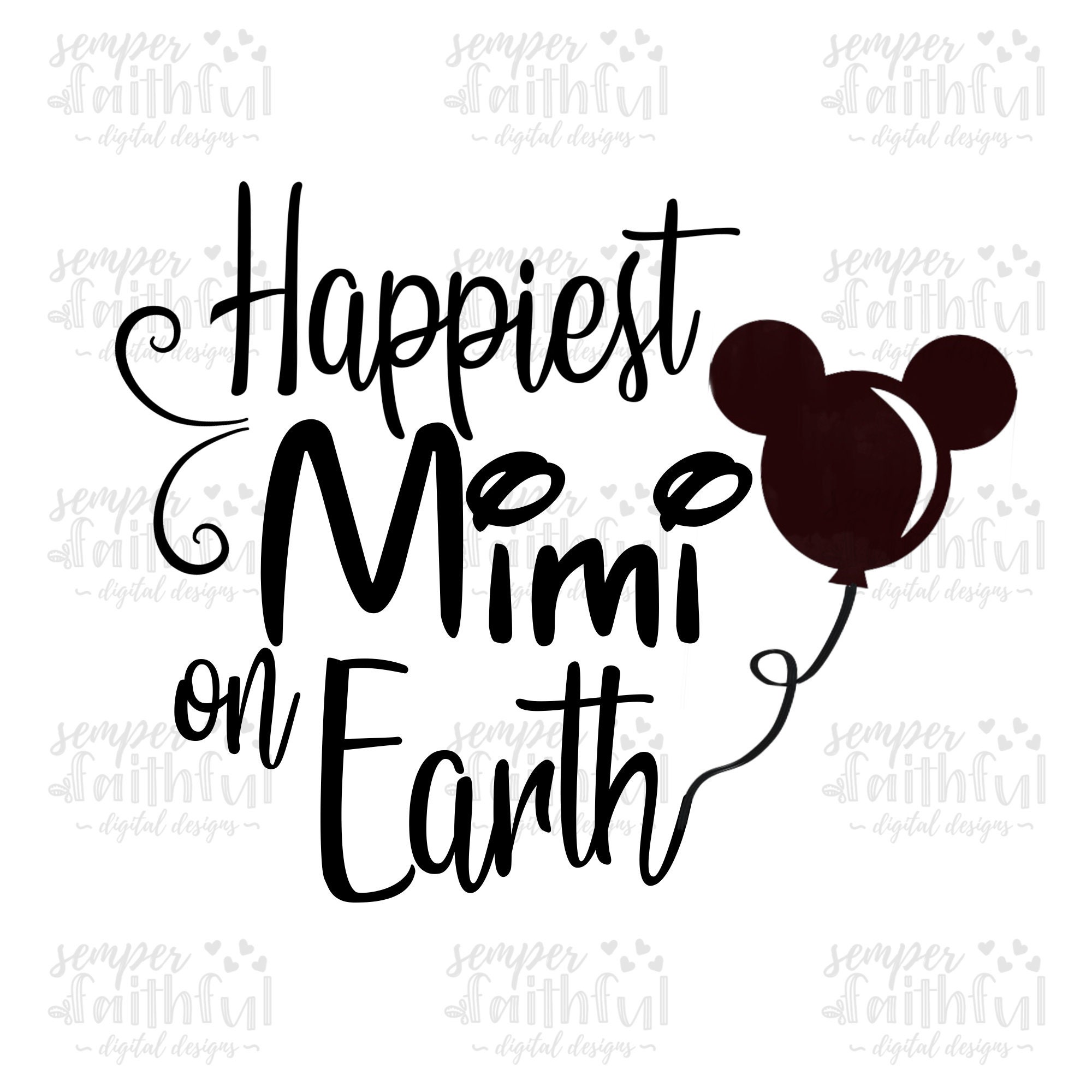 Happiest Mimi on Earth SVG Disney 
