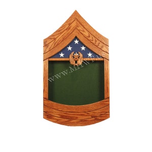Army (E9) Command Sergeant Major Shadow Box