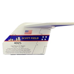 C-21 Learjet Tail Flash - Wall Hanging