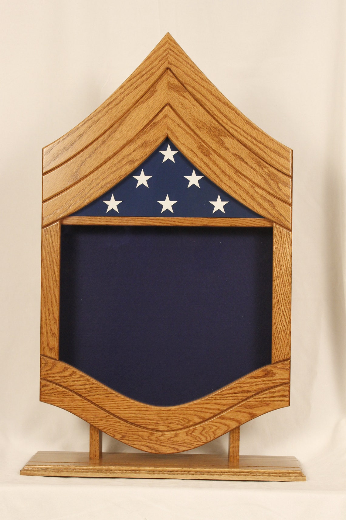 Air Force E9 Chief Master Sergeant Shadow Box 3x5 Flag Etsy