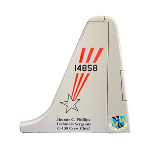 C-130 Hercules Tail Flash - Wall Hanging