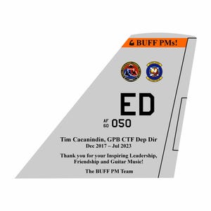 B-52 Stratofortress Tail Flash - Wall Hanging