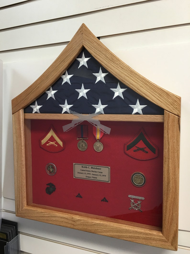Marine E-5 Sgt Shadow Box - Etsy