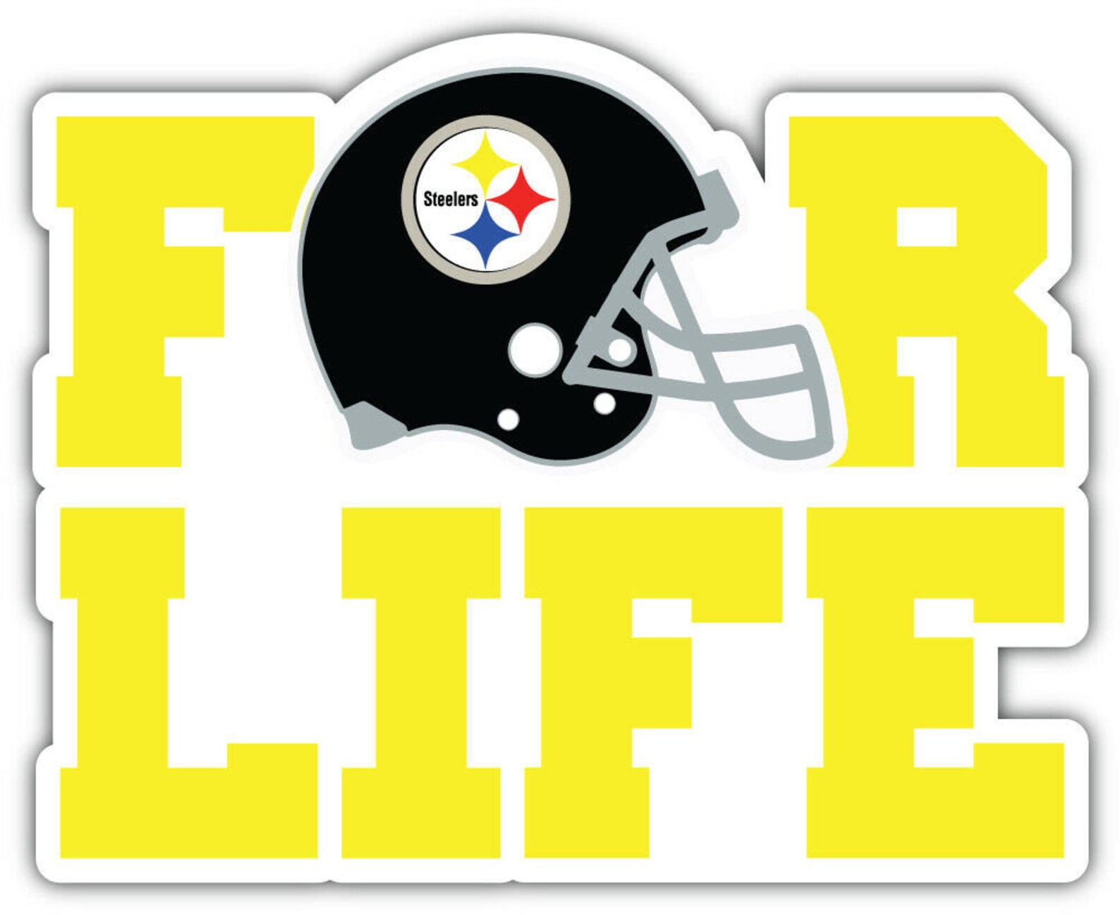 Pittsburgh Steelers FOR LIFE 4 x 4.1/2 Etsy