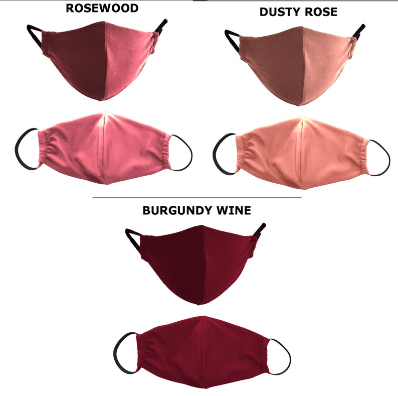 Reusable Face Cover Mask With Filter Pocket and Adjustable Etsy