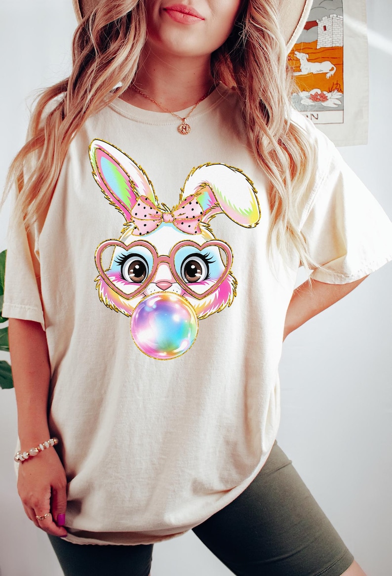 Floral Blue Bunny Sweatshirt Toile De Jouy bunny shirt Chinoiserie Blue Easter Bunny Shirt, Cute Blue Ribbon Easter shirt for women