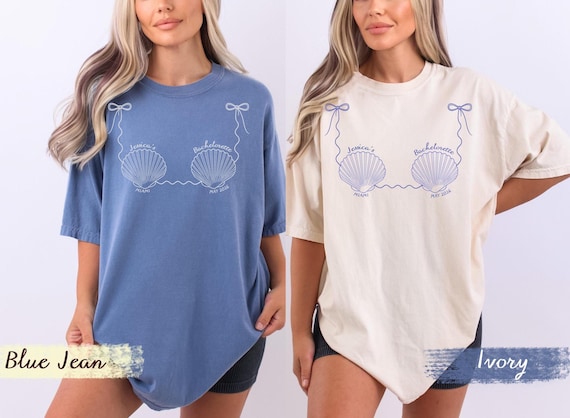 Bachelorette Shirts Seashell shirt Bach Club Shirt Bride Club Last Splash Beach Bikini Tshirt Bridesmaid Gift Matching Party
