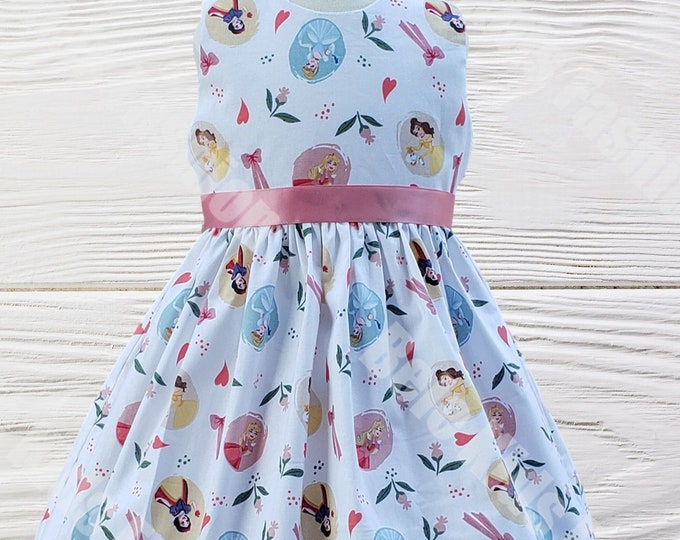 Princess Birthday dress |  Disney Princess girls dress | Girls dress | Girls Birthday Dress