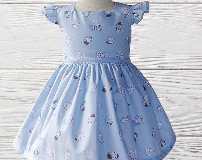 Ready To Ship DALMATIANS DRESS -  Baby First Birthday dress  - Girl party dress -  Toddler Dalmatians  birthday dress - Sample Dress -