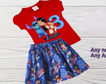 lilo and stitch 1st birthday outfit