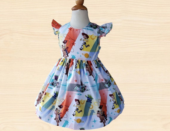 Toy Story Dress | Woody Buzz Baby Dress | Toy Story First Disney Trip ...