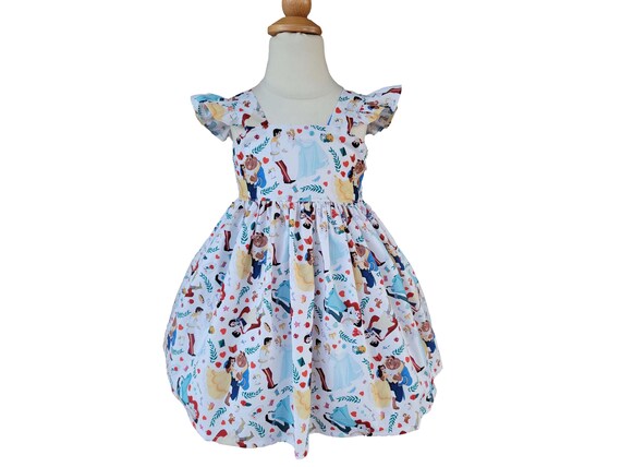 Girls Princess dress | Disney Princess Girls Birthday Dress | Girls birthday Dress | Girl Clothes | Girls Princess dress Hand Made dress Il_570xn