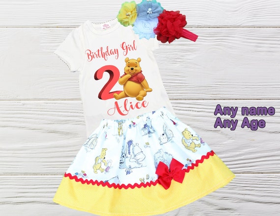 winnie the pooh birthday outfit girl
