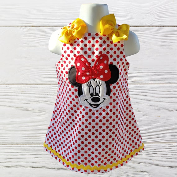 Minnie Mouse dress | Minnie birthday Dress | Personalized Minnie dress | Girl Dress | Girls Birthday Dress Il_570xn