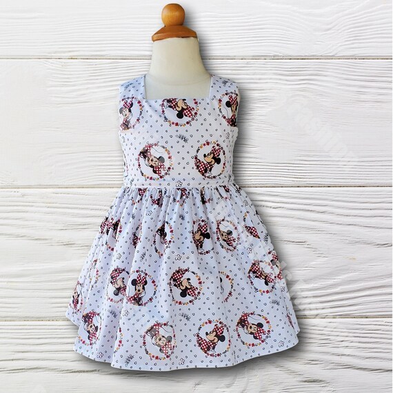 Minnie Mouse Dress, Minnie Girls Dress, Minnie Birthday Dress , Birthday Girl Dress, Girls dress, Disney Girls Birthday dress Il_570xn