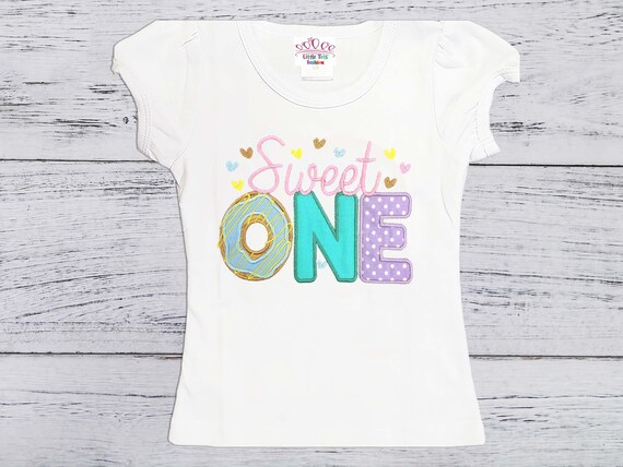 First birthday top donut shirt