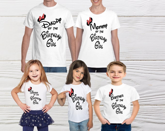 Birthday shirts | family personalized minnie shirts | minnie mouse family shirts  | birthday minnie shirts