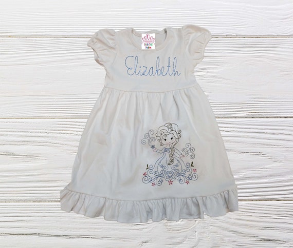 Elsa Dress, Personalized Elsa Frozen Dress, Disney Elsa Dress, Elsa Birthday Girls Dress, Toddler Elsa Dress Il_570xn