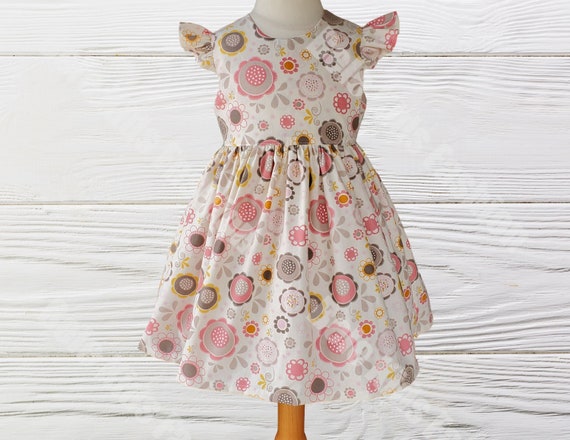 Thanksgiving Girls Dress, Holiday Birthday Dress, Girls dress, Hand Made Thanksgiving Dress, Harvest Party Dress, Baby Girls Dress Il_570xn