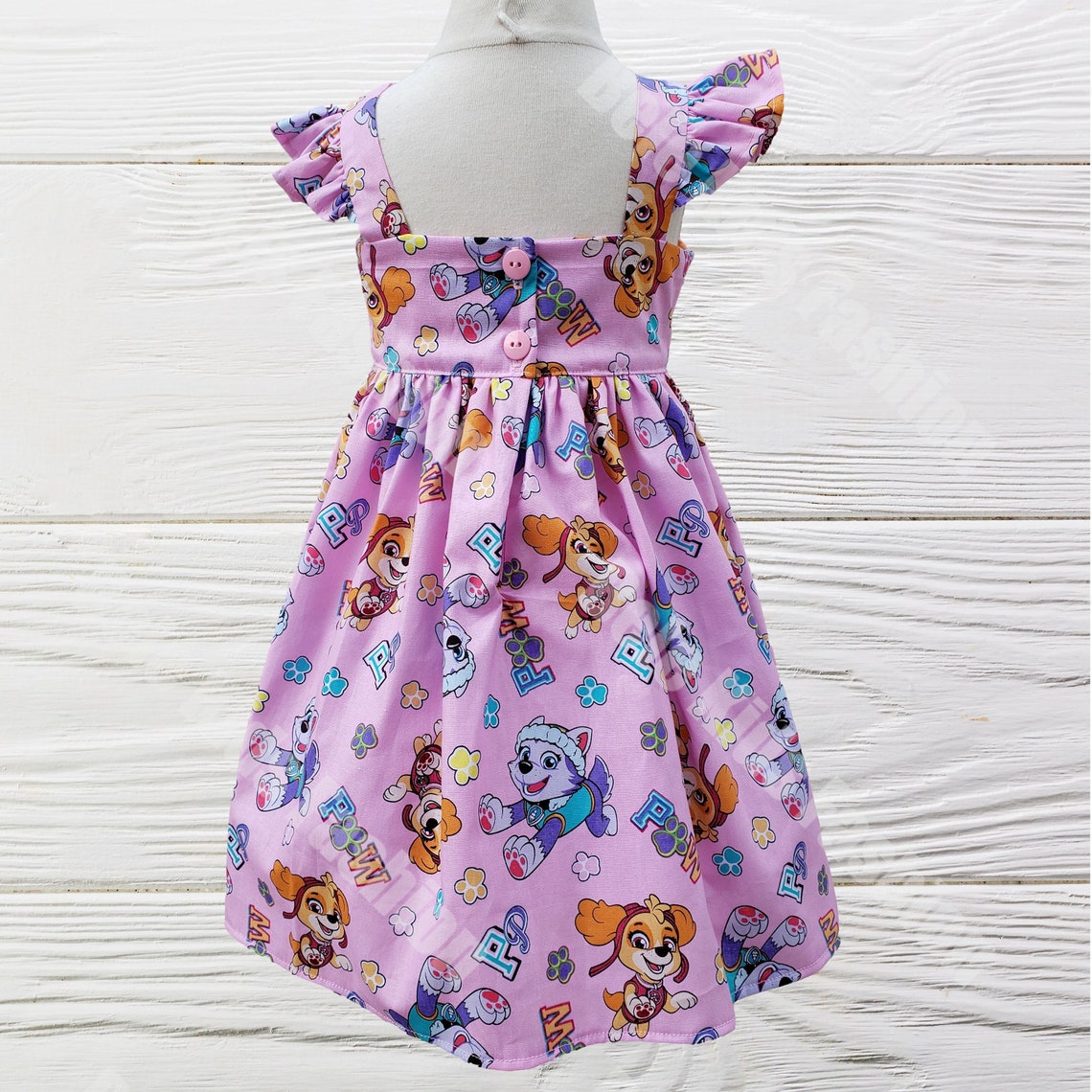 PAW PATROL DRESS Birthday dress Baby Girl Clothes Paw | Etsy