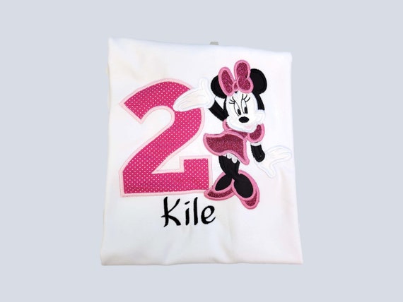 Minnie Mouse Shirt, Minnie Birthday Shirt, Disney Minnie Toddler T-Shirt, Girls Minnie Personalized Shirt Il_570xn