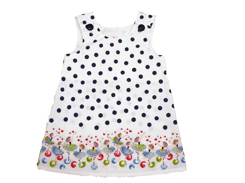 polka dot jumper dress