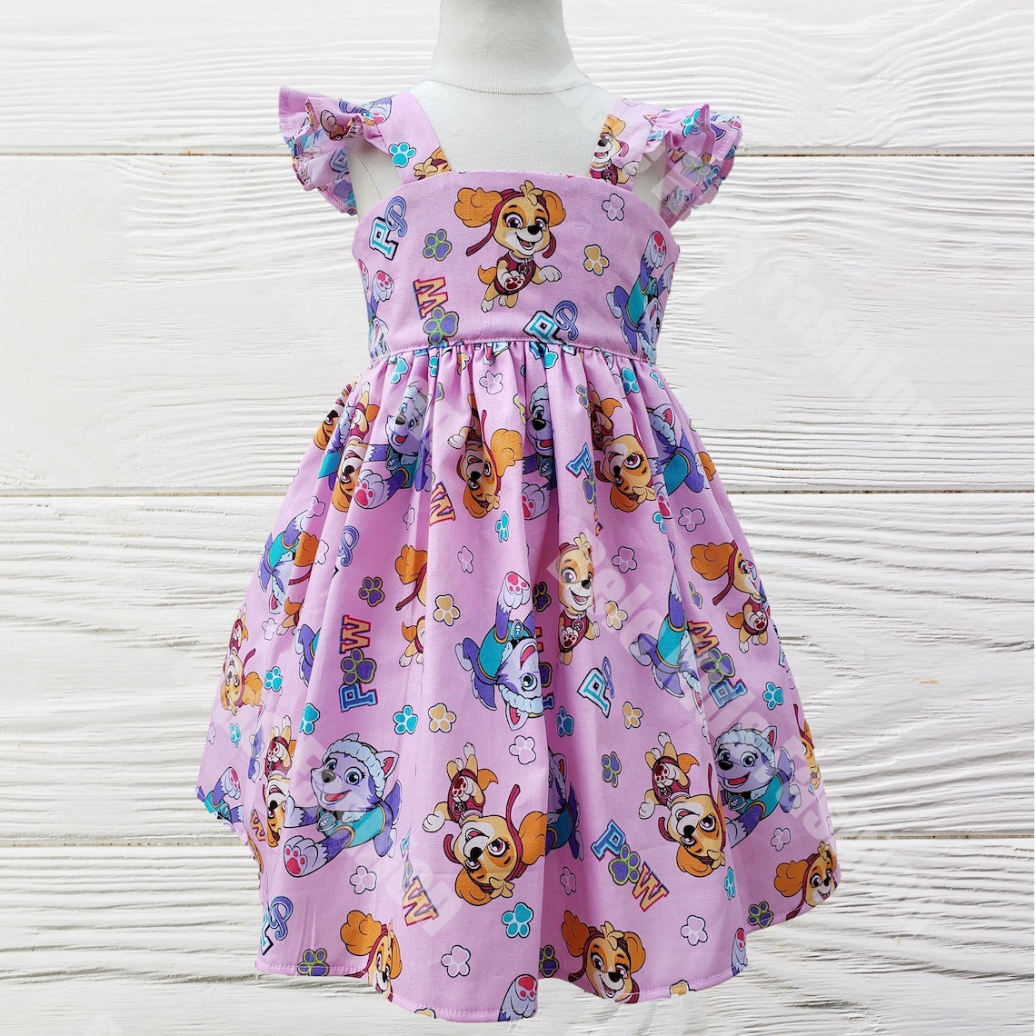 PAW PATROL DRESS Birthday dress Baby Girl Clothes Paw Etsy