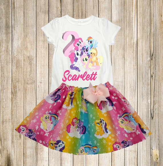 my little pony birthday outfit