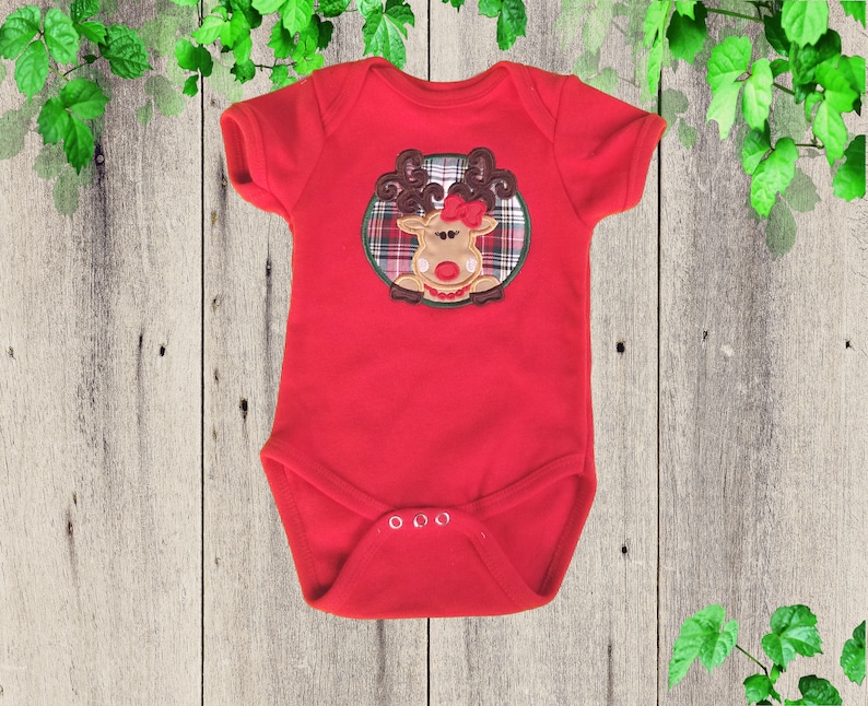 Christmas Onesies outfit Baby Christmas dress Christmas Reindeer outfit Personalized Christmas outfit