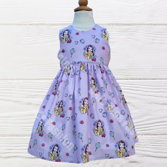 Girls Beauty and the Beast dress | Girls Birthday Dress | Girl dresses | Belle Girls dress Il_570xn