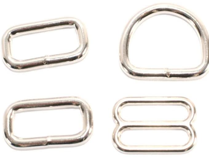 Martingale Dog Collar Hardware Kit D Rings Slides Etsy