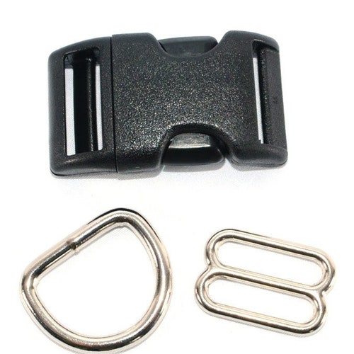 Half Check Chain Martingale Dog Collar Hardware Kit Slides Etsy