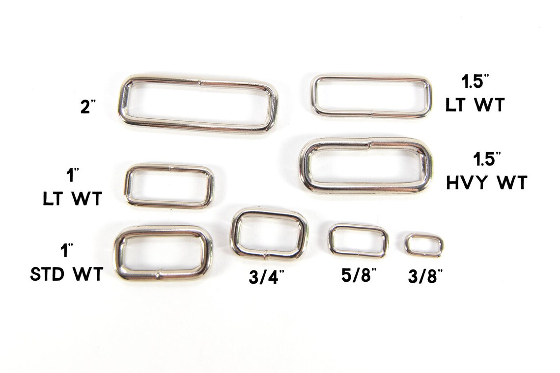 Martingale Dog Collar Hardware Kit D Rings Slides Etsy