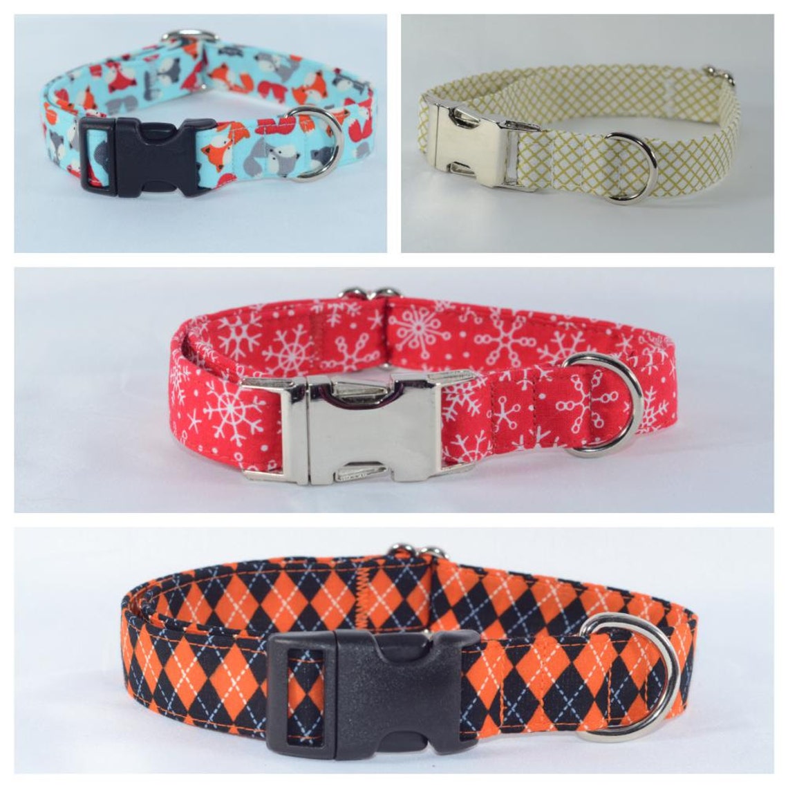 DIY Adjustable Dog Collar Pattern Quick Release Buckle Etsy
