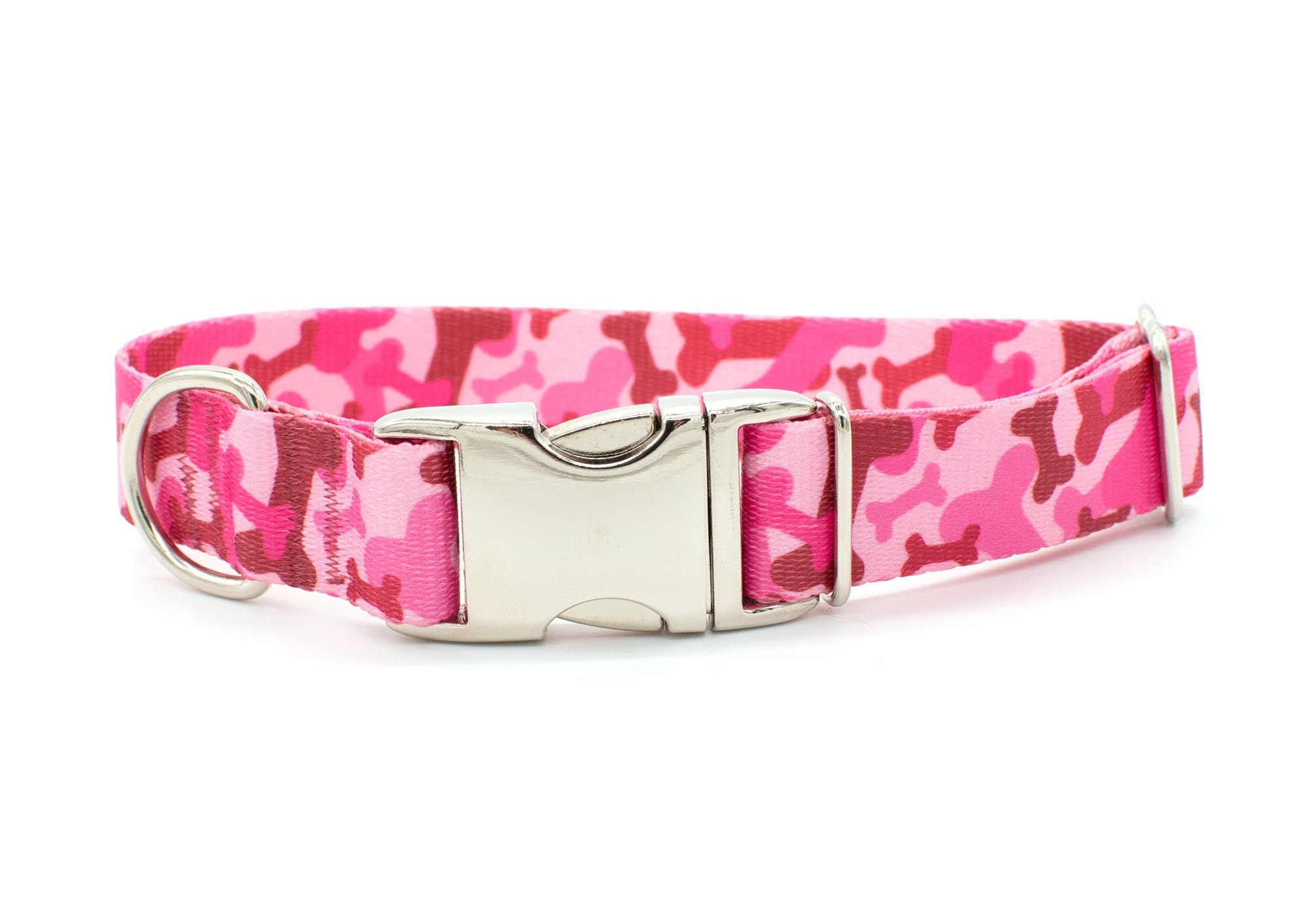 Personalized Pink Bones Camo bing Adjustable Dog Collar Etsy