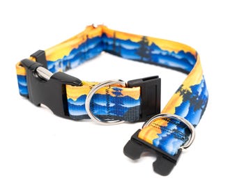 BREAKAWAY Personalized "Great Outdoors" Dog Collar - safety collar, bright, colorful | Limited Edition